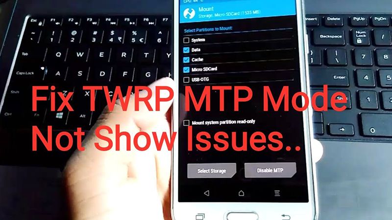 Lý do thường gặp TWRP không nhận bộ nhớ trong