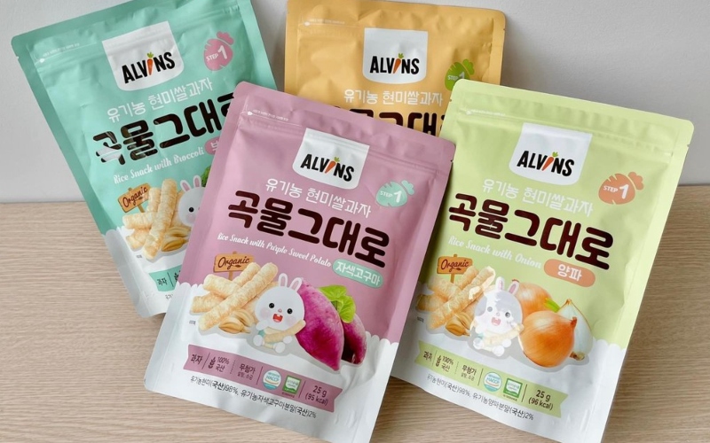 Alvin’s cam đoan làm từ nguyên liệu 100% Organic