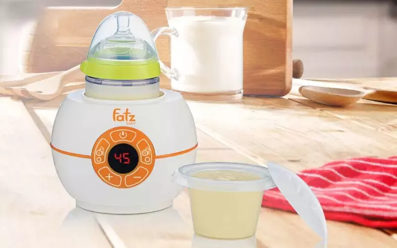 Hâm thức ăn dặm cho bé cũng là chức năng hiện đại, tiện lợi mà máy hâm sữa Fatzbaby mang lại