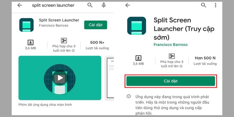 Split Screen Launcher