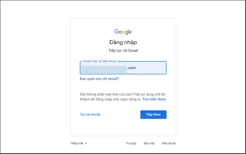 Cách lấy lại mật khẩu Gmail khi quên?