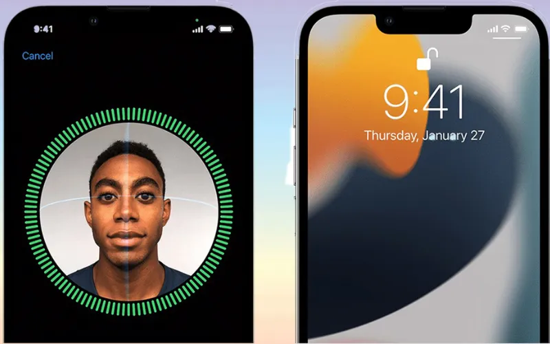 Sử dụng Face ID và Touch ID