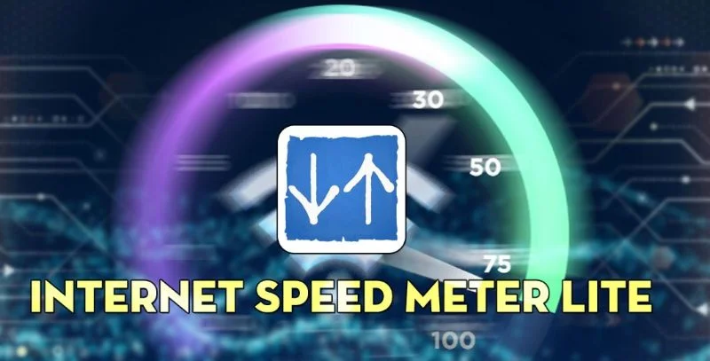 Internet speed meter lite cho phép hiển thị tốc độ mạng trên thanh thông báo