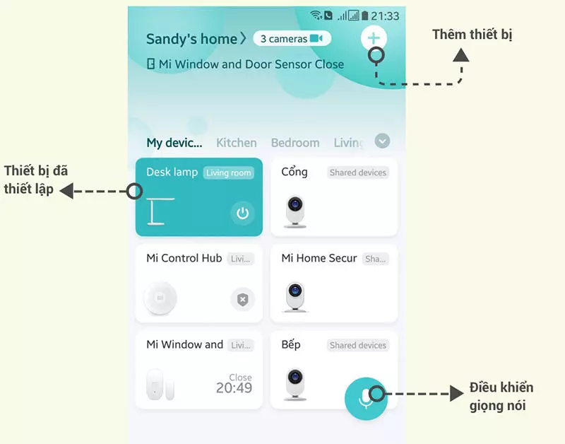 Cách kết nối Mi Home với đèn bàn Xiaomi