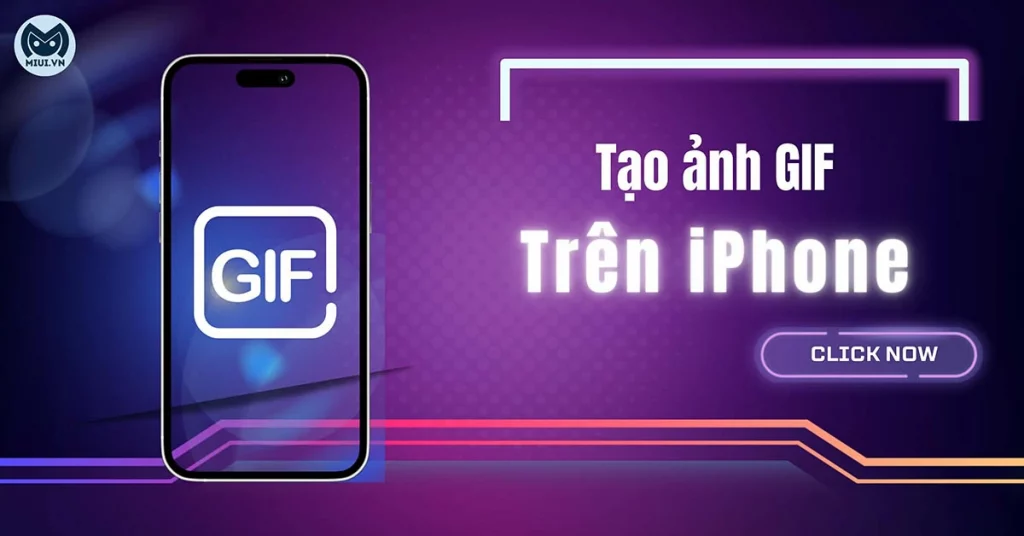 tạo ảnh gif trên iphone