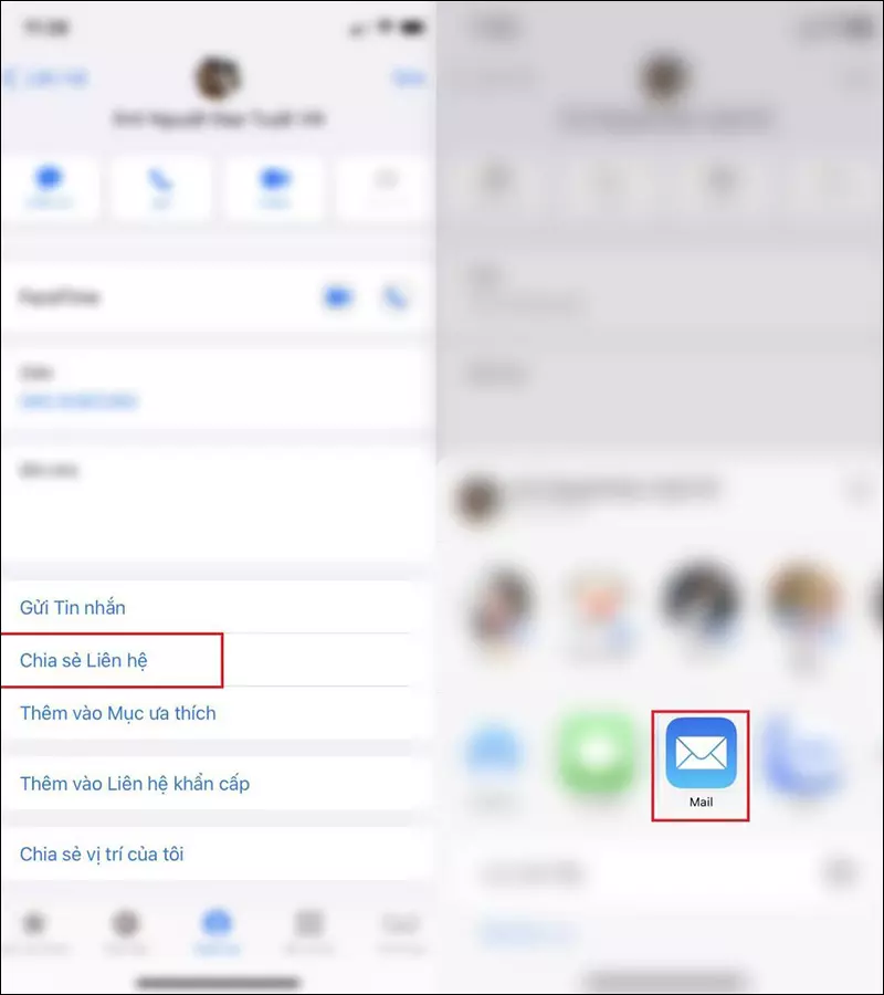 Chép danh bạ từ iPhone sang SIM bằng Email