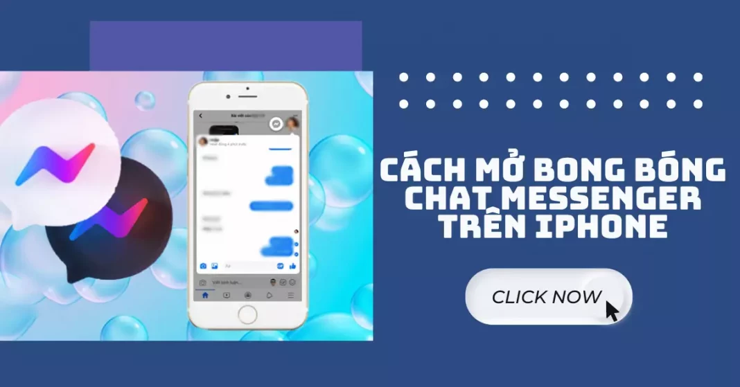 cách mở bong bóng chat messenger trên iphone