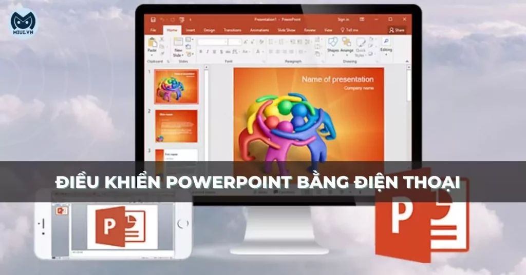 điều khiển PowerPoint bằng điện thoại 