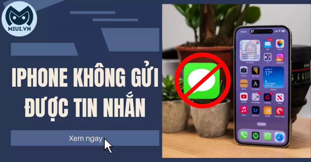 iphone không gửi được tin nhắn