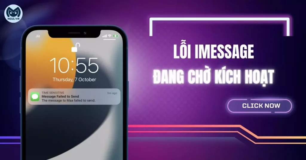 lỗi imessage đang chờ kích hoạt