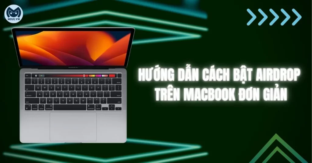 bật airdrop trên macbook