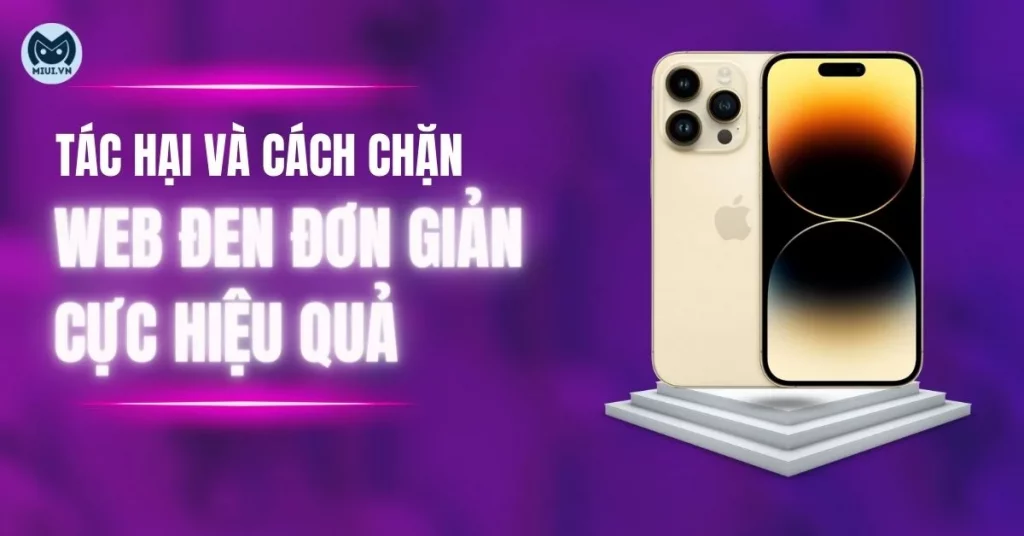 cách chặn web đen