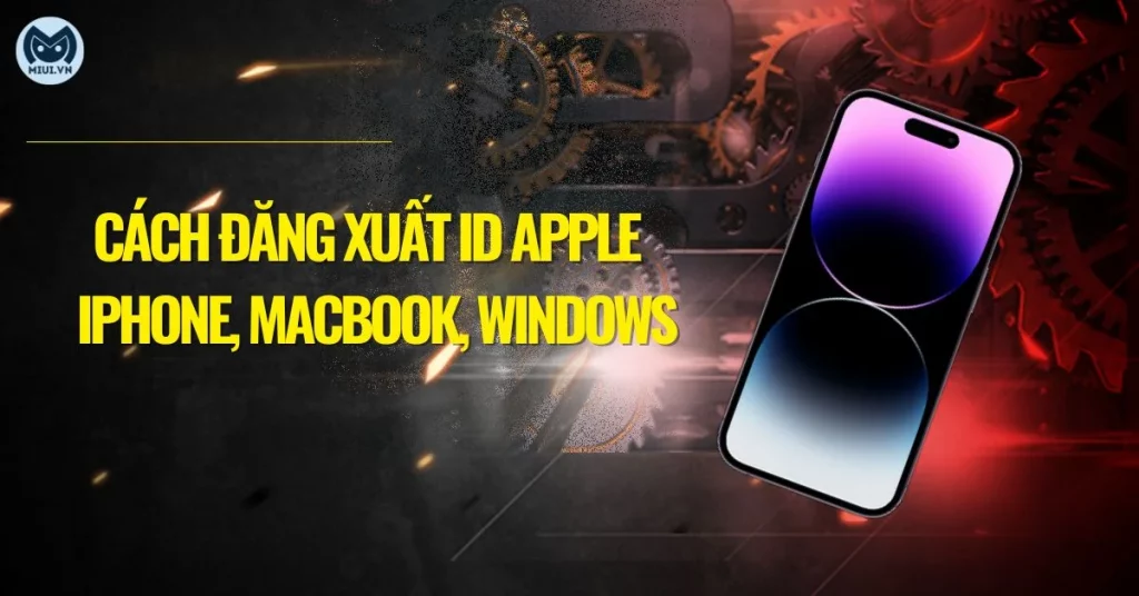 cách đăng xuất id apple