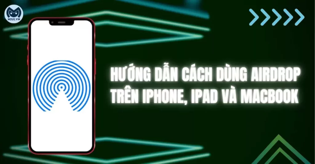cách dùng airdrop