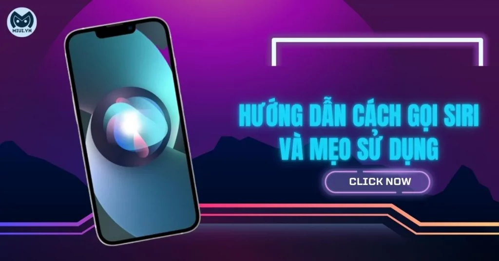 cách gọi siri