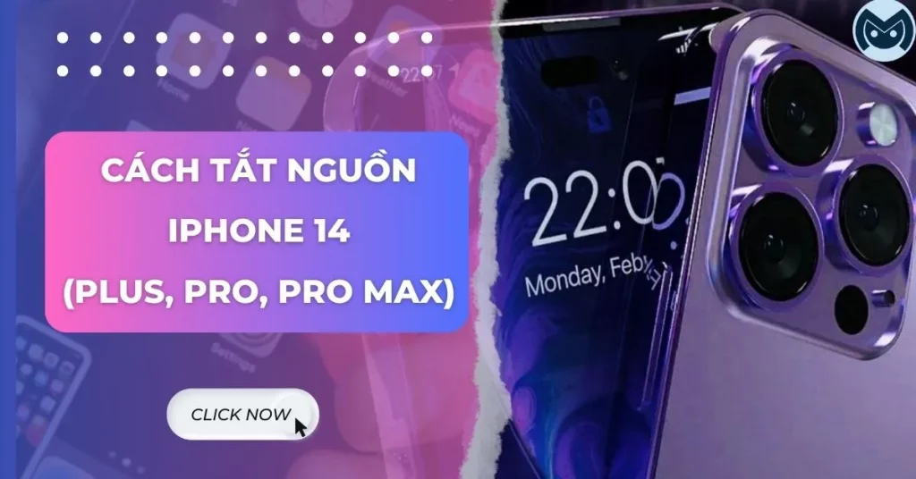 cách tắt nguồn iphone 14