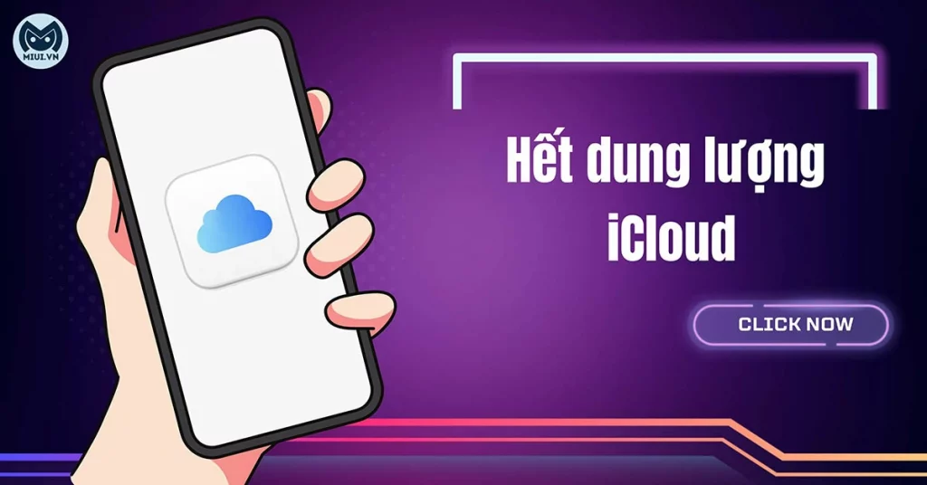 hết dung lượng icloud