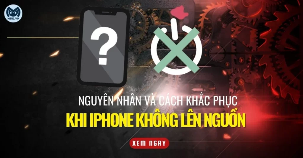 Cách khắc phục khi iPhone không lên nguồn
