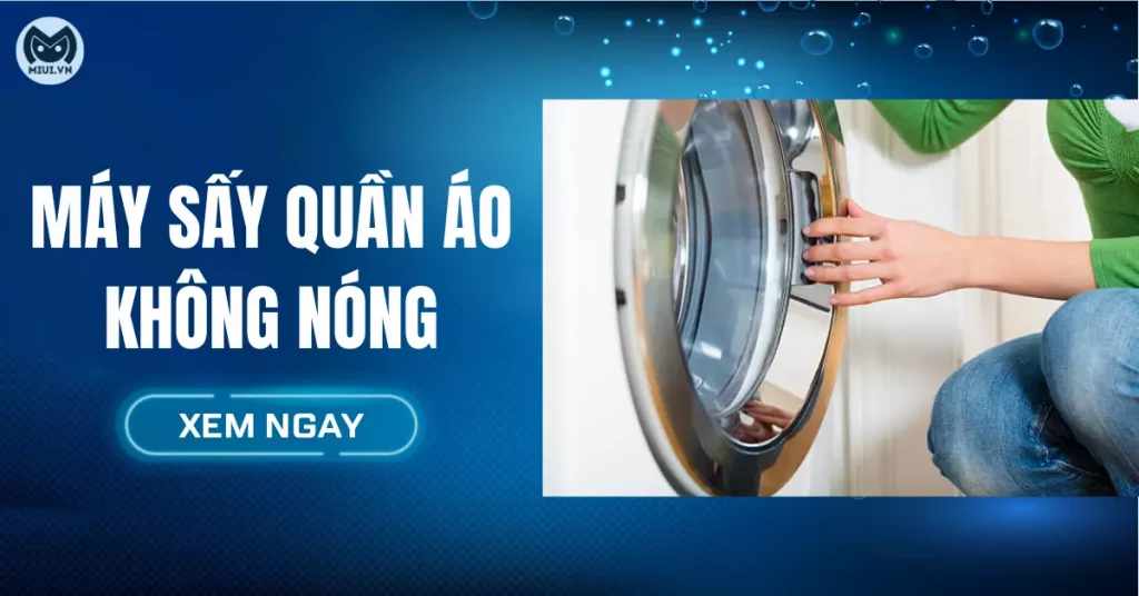 máy sấy quần áo không nóng