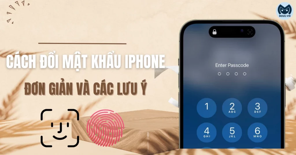 cách đổi mật khẩu iphone