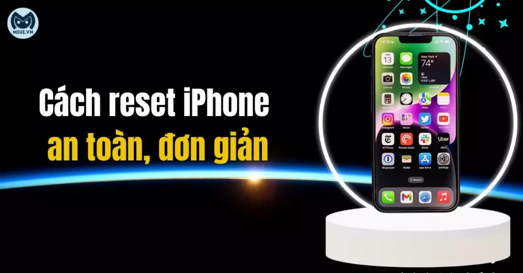 cách reset iPhone