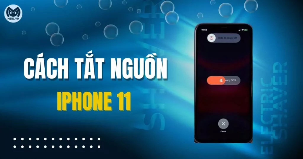 cách tắt nguồn iPhone 11