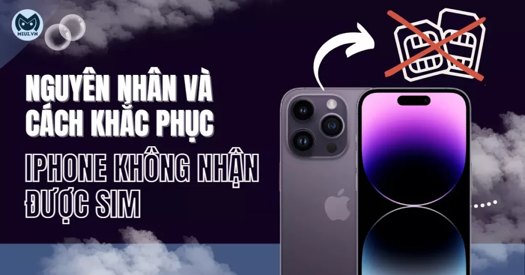 iphone không nhận sim