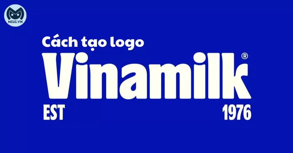 tạo logo Vinamilk