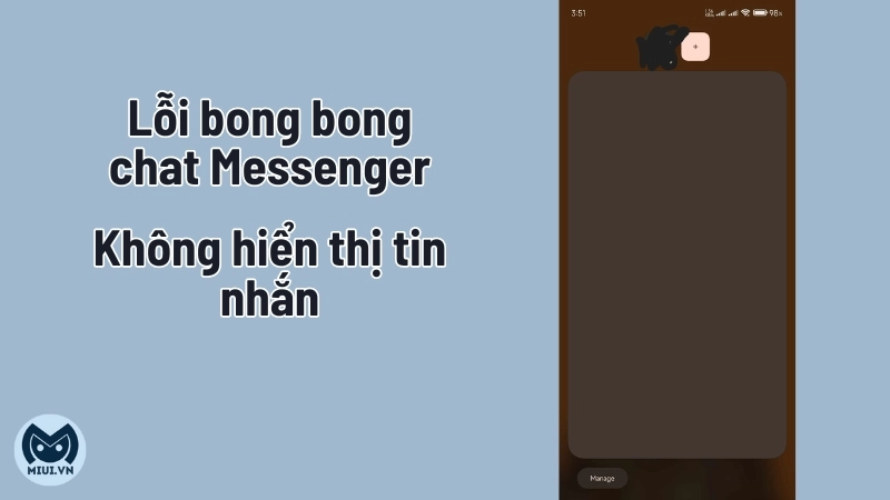 Lỗi bong bong chat Messenger