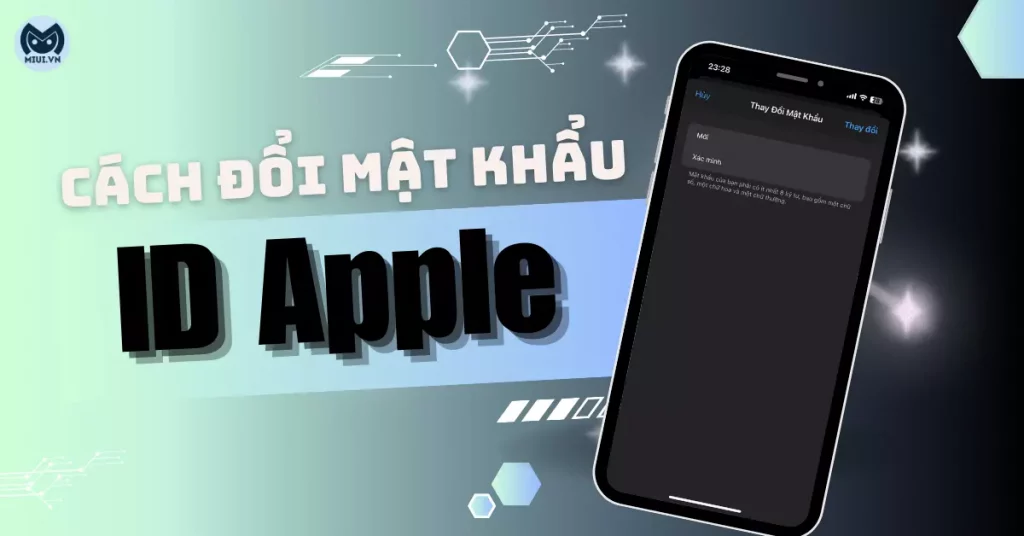cách đổi mật khẩu id apple