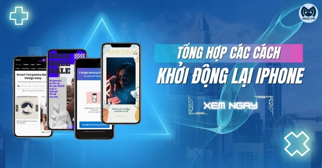 khởi động lại iPhone