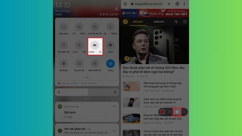 Cách cải thiện chất lượng video quay màn hình Xiaomi