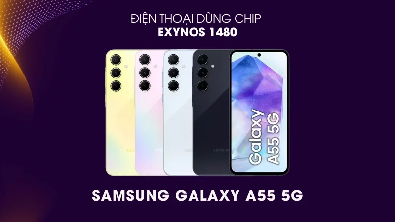 Một số điện thoại sử dụng chip Exynos 1480