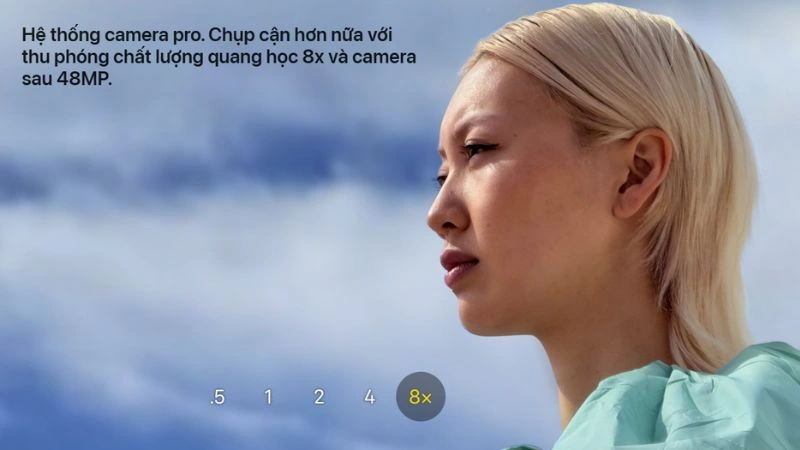Hệ thống Camera Sau: Nâng cấp đồng bộ 48MP và Zoom quang học 8x