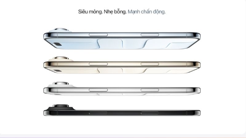 iPhone 17 Air ra mắt với thiết kế mỏng nhẹ và trẻ trung