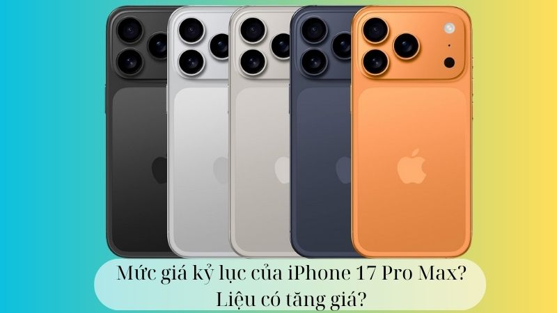 Xu hướng tăng giá của iPhone qua từng thế hệ